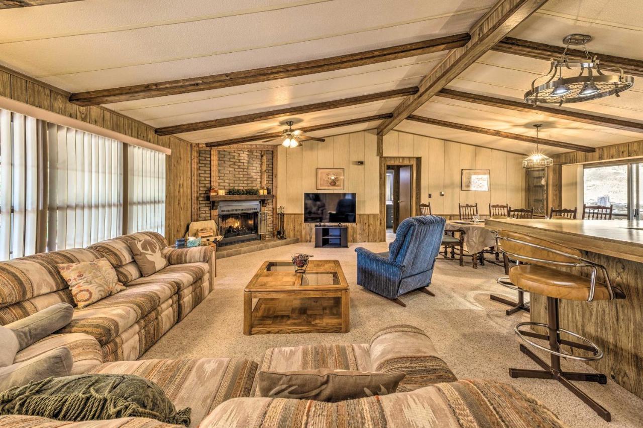 3 Mi To Ruidoso Winter Park Home With Fireplace! Exterior foto
